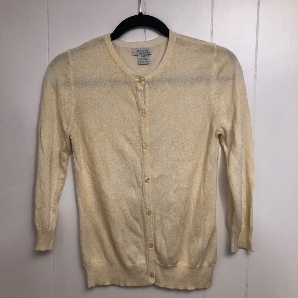 Womens/GIRLS yellow Alfred Sung sweater